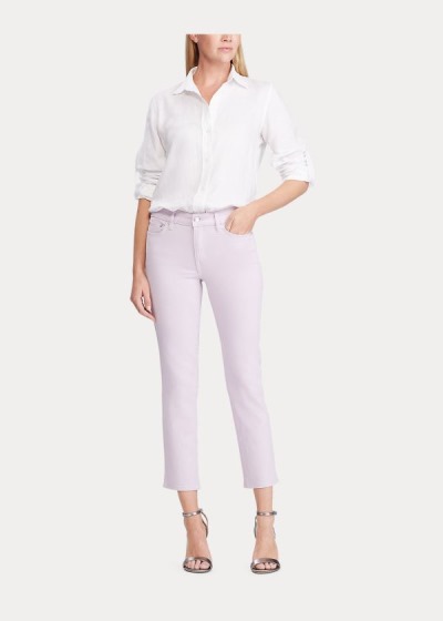 Women's Ralph Lauren Premier Straight Ankle Jeans | 506134AMG